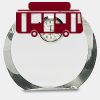 [CRY169] 4.5" Round Crystal Clock Thumbnail