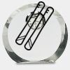 [CRY169] 4.5" Round Crystal Clock Thumbnail
