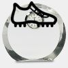 [CRY169] 4.5" Round Crystal Clock Thumbnail