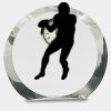 [CRY169] 4.5" Round Crystal Clock Thumbnail