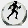 [CRY169] 4.5" Round Crystal Clock Thumbnail