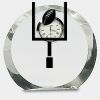 [CRY169] 4.5" Round Crystal Clock Thumbnail