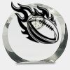 [CRY169] 4.5" Round Crystal Clock Thumbnail