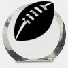 [CRY169] 4.5" Round Crystal Clock Thumbnail