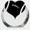 [CRY169] 4.5" Round Crystal Clock Thumbnail