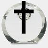 [CRY169] 4.5" Round Crystal Clock Thumbnail