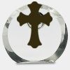 [CRY169] 4.5" Round Crystal Clock Thumbnail