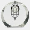 [CRY169] 4.5" Round Crystal Clock Thumbnail