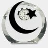 [CRY169] 4.5" Round Crystal Clock Thumbnail