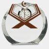 [CRY169] 4.5" Round Crystal Clock Thumbnail