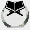 [CRY169] 4.5" Round Crystal Clock Thumbnail