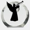 [CRY169] 4.5" Round Crystal Clock Thumbnail