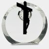 [CRY169] 4.5" Round Crystal Clock Thumbnail