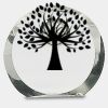 [CRY169] 4.5" Round Crystal Clock Thumbnail