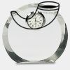 [CRY169] 4.5" Round Crystal Clock Thumbnail