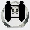 [CRY169] 4.5" Round Crystal Clock Thumbnail