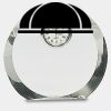 [CRY169] 4.5" Round Crystal Clock Thumbnail
