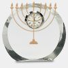 [CRY169] 4.5" Round Crystal Clock Thumbnail