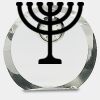 [CRY169] 4.5" Round Crystal Clock Thumbnail