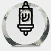 [CRY169] 4.5" Round Crystal Clock Thumbnail