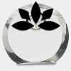 [CRY169] 4.5" Round Crystal Clock Thumbnail
