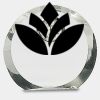 [CRY169] 4.5" Round Crystal Clock Thumbnail