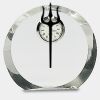[CRY169] 4.5" Round Crystal Clock Thumbnail