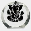 [CRY169] 4.5" Round Crystal Clock Thumbnail