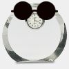 [CRY169] 4.5" Round Crystal Clock Thumbnail