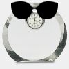 [CRY169] 4.5" Round Crystal Clock Thumbnail