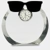 [CRY169] 4.5" Round Crystal Clock Thumbnail