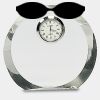 [CRY169] 4.5" Round Crystal Clock Thumbnail