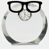 [CRY169] 4.5" Round Crystal Clock Thumbnail