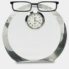 [CRY169] 4.5" Round Crystal Clock Thumbnail