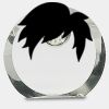 [CRY169] 4.5" Round Crystal Clock Thumbnail