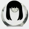 [CRY169] 4.5" Round Crystal Clock Thumbnail