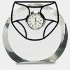 [CRY169] 4.5" Round Crystal Clock Thumbnail