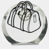 [CRY169] 4.5" Round Crystal Clock Thumbnail