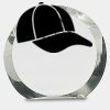 [CRY169] 4.5" Round Crystal Clock Thumbnail