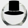 [CRY169] 4.5" Round Crystal Clock Thumbnail