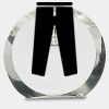 [CRY169] 4.5" Round Crystal Clock Thumbnail