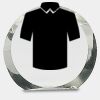 [CRY169] 4.5" Round Crystal Clock Thumbnail