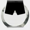 [CRY169] 4.5" Round Crystal Clock Thumbnail
