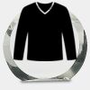 [CRY169] 4.5" Round Crystal Clock Thumbnail
