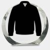 [CRY169] 4.5" Round Crystal Clock Thumbnail
