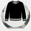 [CRY169] 4.5" Round Crystal Clock Thumbnail