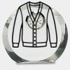[CRY169] 4.5" Round Crystal Clock Thumbnail