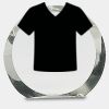 [CRY169] 4.5" Round Crystal Clock Thumbnail