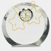 [CRY169] 4.5" Round Crystal Clock Thumbnail