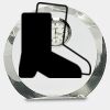 [CRY169] 4.5" Round Crystal Clock Thumbnail